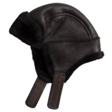 38%OFF メンズつばの帽子 アストンレザー（男性用）ラックスヒマラヤシープスキンハット Aston Leather Luxe Himalayan Sheepskin Hat (For Men)画像